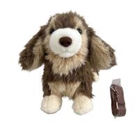 Générique Plush Bag, 40 x 20 x 20 cm Dog Shape Wallet | Charming Dog Design Plush Shoulder Bag Toy Realistic | Erweiterbare Anwendung für Kinder Mädchen Schule Reise Frauen Ecke Halloween