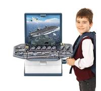 Générique POPUP KEYCHAIN 3D Popup Toys, 3D Popup Toys Small Gift for Boys Girls Keychain for Kids Backpack, Aircraft Carrier (Random Pattern), Se référer au descriptif