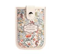 Générique Pull Out Card Holder, Boho Blocking Card 2,95 x 0,2 Zoll Women's Stylish Multi Slot Holders, Portable Blocker Wallet, Small Credit Cash Holders for Women, mehrfarbig, A, Siehe Beschreibung