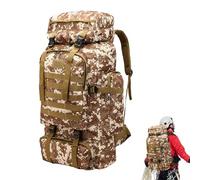 Générique Ruck Saclepack - große Kapazität, wasserdicht, 80 l | STRY und langlebig Army Camping Rucksack, Gear im Freien, Wandern, Jagd, Trekking, Expedition, Desert Camouflage, Se référer