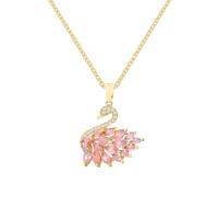 Générique Schillernder Schwan - Schmuckkollektion zum Kleben mit glitzerndem Vogel, schillernder Schwan-Anhänger für Damen, elegant, verstellbar, für Mutter und Ehefrau, Se référer au descriptif