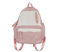 Générique Schulrucksack, College Bookbag, wasserfester Stoff, gepolsterte Schulterriemen, Travel Hiking Bag für Studenten, Commuting, Arbeit, Outdoor, 24 x 3,9 x 3,9 x 3,9 cm, Rosa, Se référer au