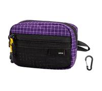 Générique Shoulder Strap Pouch - wasserdicht, mit Reißverschluss, Trennwand, kompakt, Reise-Organizer, verstellbarer Gurt für Ecken, Bargeld, Karten, Earphone Tool, Outdoor, Camping, blasslila, Se