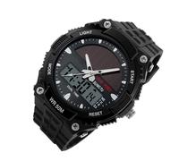 Générique Solaruhren für Männer | Herrenmode | vielseitige Armbanduhr für Styles, schwarz, Se référer au descriptif