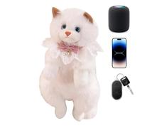 Générique Taschenanhänger aus Plüsch, Tasche, Plüsch, Charms, für Handtaschen, Taschen, Eluche, für Frauen, B´reloque, ac, eluche, Schlüsselanhänger, weiß, Se référer au descriptif, Siehe Beschreibung