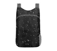 Générique Wanderrucksack, faltbar, Wandern, wasserdicht, für Radfahren, Sport, Fitness, Alltag, Abenteuer, Angeln, Camping, Abenteuer, Kreuzfahrt, Sport, Park, Fitness, Schwarz , Beziehen Sie sich auf