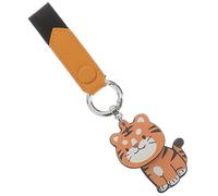 Generisch 1Pc Tiger Keychain Keychains Bag Tiger Hanging Schmücken Einziehbarer Schlüsselbund Rucksackschlüsselkäse Charm Tiger Würfel Heavy Duty Kette Schlüssel Ring Handtasche