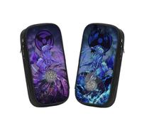 Generisch 2 PCS Japanese Anime Pencil Case Bag, Large Capacity Stationery Bag, Pencil Cases for Teenagers, Suitable for School Bag with Student Stationery for Girls and Boys (Kakashi)