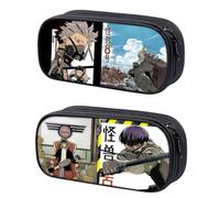 Generisch 2 PCS Japanese Kaiju8 Anime Pencil Case Bag, Large Capacity Stationery Bag, Pencil Cases for Teenagers, Suitable for Pencil Case Bag with Student Stationery for Girls and Boys (No.8-2)