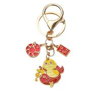 Generisch 2025 Snake Keychain, Feng Shui Snake Charm, Year Of The Snake Pendant, Snake Year Keychain, Feng Shui Mascot Charm Car Bag Keyholder Ornament Keyholder For Car Bag Ornaments Decor
