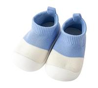 Generisch 2026 Baby Mädchen Sneakers Weiche Sohle Atmungsaktive Mesh-Wanderschuhe Für Kleinkinder 0 24 Monate Casual Beach School Party Sport Outfit (Light Blue, 22 Toddler)
