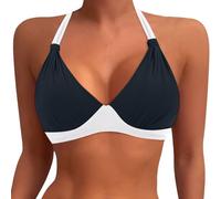 Generisch 2026 Damen Bikinioberteil Übergröße mit Volle Abdeckung für Große Oberweite als Sport BH Schwimmbekleidung (Beige, S)