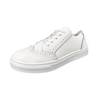 Generisch 2026 Damen Sportschuhe Frühling Große Größen Bequeme Runde Zehenpartie Schnürung Freizeit Schuhe