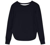 Generisch 2026 Langarmshirt Milchseide für Mädchen atmungsaktiv weich vielseitig einfarbig für Kleinkinder Babys schmal geschnittenes Hemd (Black 13 14 Years)