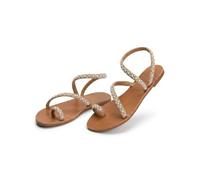 Generisch 2026 Orthopedic Summer Dressy Sandals Flats Pearl And Rhinestone Boho Sandals For Women Flops Elegant Bridal Sandal Bohemian Lace Flower Beach Flip (Pearl,40)