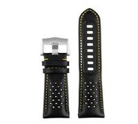 Generisch 21-mm-Armband aus Kalbsleder, kompatibel mit dem Herrenarmband 311.92.44 der Omega Super Moon Dark Side Apollo 8-Serie