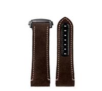 Generisch 21-mm-Armband aus Kalbsleder, kompatibel mit dem Herrenarmband 311.92.44 der Omega Super Moon Dark Side Apollo 8-Serie