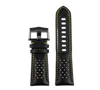 Generisch 21-mm-Armband aus Kalbsleder, kompatibel mit dem Herrenarmband 311.92.44 der Omega Super Moon Dark Side Apollo 8-Serie