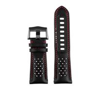 Generisch 21-mm-Armband aus Kalbsleder, kompatibel mit dem Herrenarmband 311.92.44 der Omega Super Moon Dark Side Apollo 8-Serie