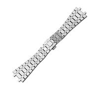Generisch 904L Massives Edelstahlarmband Kompatibel mit AP 15400 15703 ROYAL OAK Audemars Piguet Royal Oak Uhrenarmband 26mm Herrenarmband