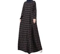 Generisch Abaya Damen Elegant Dubai, Maxi Islam Arabische Muslimische Kleidung Gebetskleid Islamische Islamische Kleider Ramadan Hijab Kleid Abaya Jilbab Elegant Prayer Dress Muslim Women Langarm