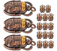 Generisch Ägyptischer Skarabäus Anhänger 20 Stück 26x16mm Kristall Emaille Selbstgemacht Schmuck Charme für Halsketten Armbänder Basteln Handwerk