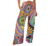 Generisch Angebote des Tages Heute Deal des Tages Heute Weite Sommerhose Damen Leicht Und Luftig High Waist Strandhose Lang Freizeithose Sommer Palazzo Hose Bequem Stoffhose Must Haves Aesthetic