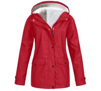 Generisch Angebote Klamotten Wintermantel Damen Warm Elegant Jacke Lässige Kapuzenjacken, Windbreaker-Jacken, Langärmelig, Mantel, Reisejacke Daunenjacke Damen Winter Winterjacke Damen Sale
