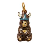 Generisch Anhänger mit schönem Hunde Hirsch Bär Design, Kupfer | Entzückender Hundebär Anhänger, Halsketten Armband Anhänger für den Alltag und Verschenken