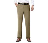 Generisch Anzughose Herren Schmale Passform Golfhose Leichter Komfort Casual Business Hose mit Taschen Einfarbig Stretch Stoffhose Lang Freizeithose Slim Causalhose