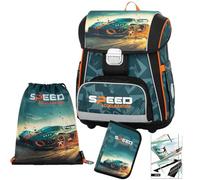Generisch Auto - Speed Acceleration - Race - OxyBag PREMIUM Schulranzen-Set (4 teilig)