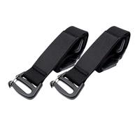 Generisch Backpack Buckle Strap Set, PP 2-Pieces Quick-Adjust Expansion External Straps Outdoor Gear Organizer for Bags, Travel, Hiking, Backpack Carrying Usage
