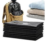 Generisch Backpack Liners - 10 Pack Heavy Duty Waterproof CPE Pack Covers | 83x55cm Rainproof Inner Bags for Hiking, Camping, Mountain Trekking & Bushcraft, Helps Protect Clothing and Gear from Moistur