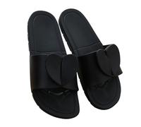 Generisch bade pantoletten damen Cloud Shark-Slides Badeschuhe Slippers Damen Herren Rutschfeste Hausschuhe Bequem Breite Füße Badelatschen Cozy Sommerschuhe Erwachsene hausschuhe süß Schwarz 40