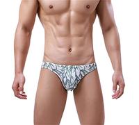 Generisch Badehose Herren Kurz Badeslip Eng Badehosen Funky Blumendruck Badeshorts Sommer Freizeit Schnell Trocknend Schwimmhose mit Tunnelzug Shading Swim Briefs