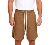 Generisch Badehose Kurze Hosen Herren Baumwolle Shorts Herren Stretch Slip Badehose Jogginghose Baggy Für Muster Jogginghose Knielange Shorts 5XL