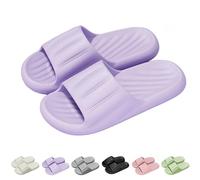 Generisch Badeschuhe Herren Damen Slippers Schlappen rutschfeste Badelatschen Hausschuhe Sommer Pantoletten Badeschlappen Indoor-Haus Anti-Rutsch Dusche Badeschuhe Pantoffeln Gartenschuhe House Shoes