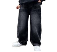 Generisch Baggy Jeans Jungs Hose Schwarz Jogginghose Jungen Kinder Hosen 152 Pants 164 Flared 140 134 158 Weit 146