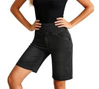 Generisch Baggy Jeans Low Waist Jeans Damen Baggy Hose Sommerhose kurz Damen Denim Shorts Shorts Jorts high Waist Skinny Kurze Hose y2k
