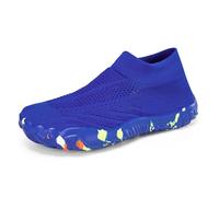 Generisch Barfußschuhe Damen Sport rutschfest Traillaufschuhe Slip-On Wanderschuhe Leicht Strick Wasserschuhe Barfuss Schuhe Mit Weichen Sohle Schnell Trocknend Badeschuhe Schlupfschuhe