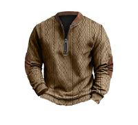 Generisch Basic Pullover Herren Crewneck Sweatshirts Fleece Winter Langarmshirts Freizeit Sport Oberteile Pullover Herren 3XL Herren Strickjacke Lang Ohne Kapuze Pulover Herren