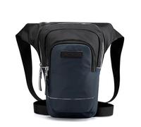 Generisch Bauchtasche, Hüfttasche Casual Outdoor Sport Bein Oberschenkel Pack männer Reiten Taille Hosen Tasche Nacht Reflexion Brust Sling Schulter(Navy)