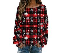 Generisch Baumwolle Damen Gemütlicher strukturierter Strickpullover, Winteroberteil, lässig, weich, bequem, langärmelig, Rundhalsausschnitt, modische Oberbekleidung im Tunika-Stil für d