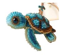 Generisch Bead Embroidery Kit - Animals 3D Embroidery Kit For Beginners | Craft Jewelry Ornament Projects For Home Decor Hobby Classes Holiday Kids Activities DIY Arts And Crafts