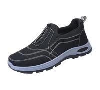 Generisch Bergschuhe Herren Leicht Wanderschuhe Trekkingschuhe Wanderstiefel Ohne Schnürsenkel Sportschuhe Loafer Wasserdicht Sneaker Slip On Outdoor rutschfest Walkingschuhe Abriebfest Arbeitsschuhe