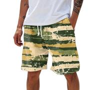 Generisch Bermuda Shorts Herren Sport Shorts Herren Sporthose Kurz Mit Tasche Long Laufshorts Sweatshorts wasserdichte Badehose Cargo Badehose Kurz Slip Sporthose Mit Innenhose