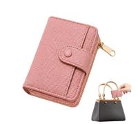 Generisch Bifold Wallet - PU Leather Bifold Coin Pocket with ID Window | Lightweight Wallet with ID Window for Daily School Office Casual Travel Camping Business Trip