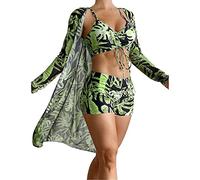 Generisch Bikini Damen Set Push up sexy schwarz Oberteil Curvy mädchen 152 Black Slip Badeanzug bauchfrei Sommerkleid große Oberweite Cup e 2 teiler größen rot bauchweg Retro Bandeau Teenager