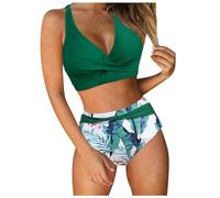 Generisch Bikini Oberteil Damen sportlich Set sexy String Push up Tankini Oberteile für mollige sportbikini Hose Kleid Sommer Badeanzug mit bügel BH mädchen 134 große größen badeanzüge bauchweg Thong
