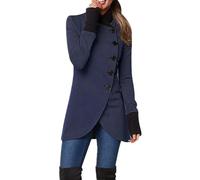 Generisch Black Friday Sale, Daunenjacke Sale, Winter Jacke Damen Übergangsjacke Mäntel Pullover Casual Reißverschluss Kapuzenknopf Langer Mantel Jacke Hahnentritt Damen Mantel, Regenjacke Damen Sale